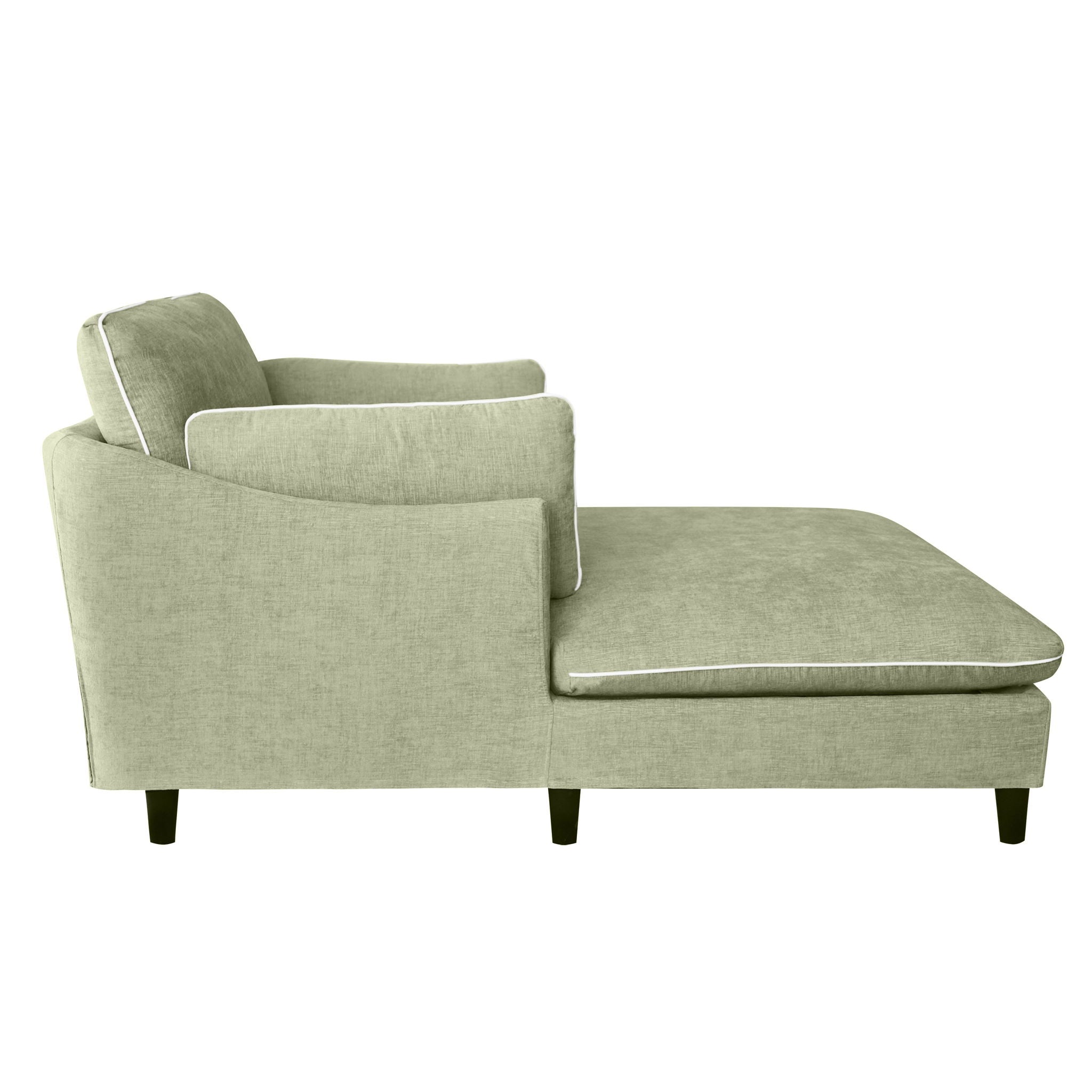 Modern Chaise Lounge Couch Sofa Bed With Pillows