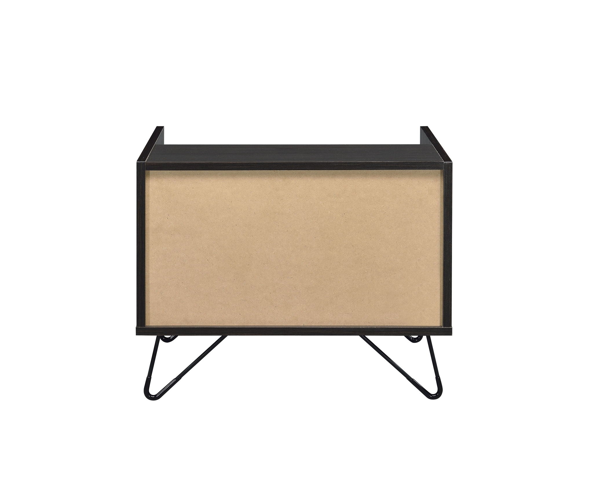 Melkree - Accent Table With Display & Utility Function - Black