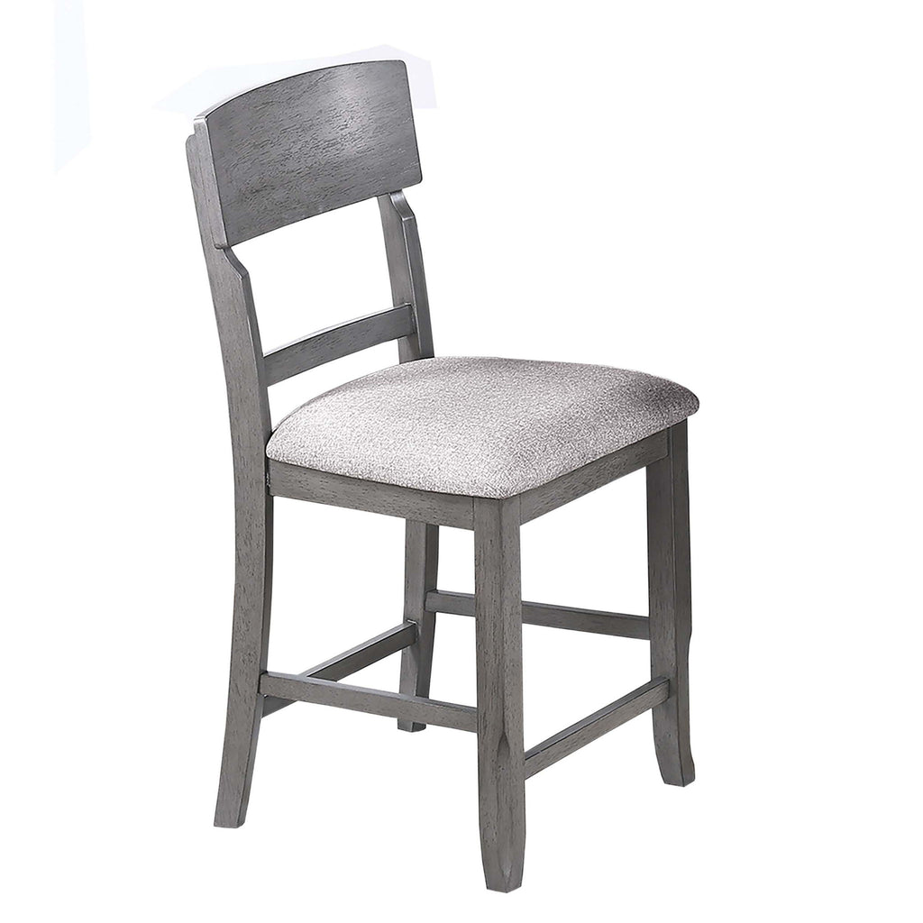Contemporary Counter Height Dining Set With Built In Lazy Susan