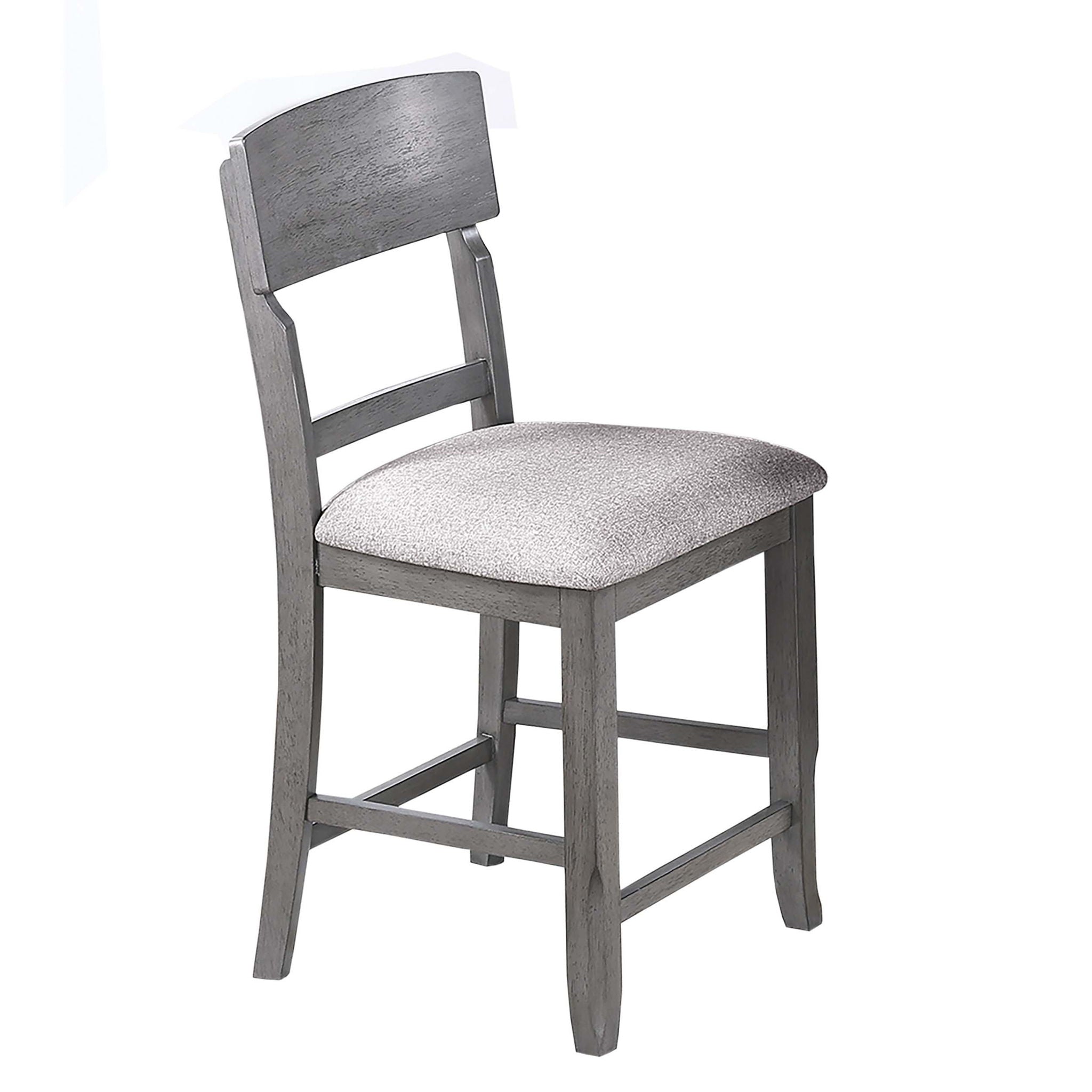 Contemporary Counter Height Dining Set With Built In Lazy Susan