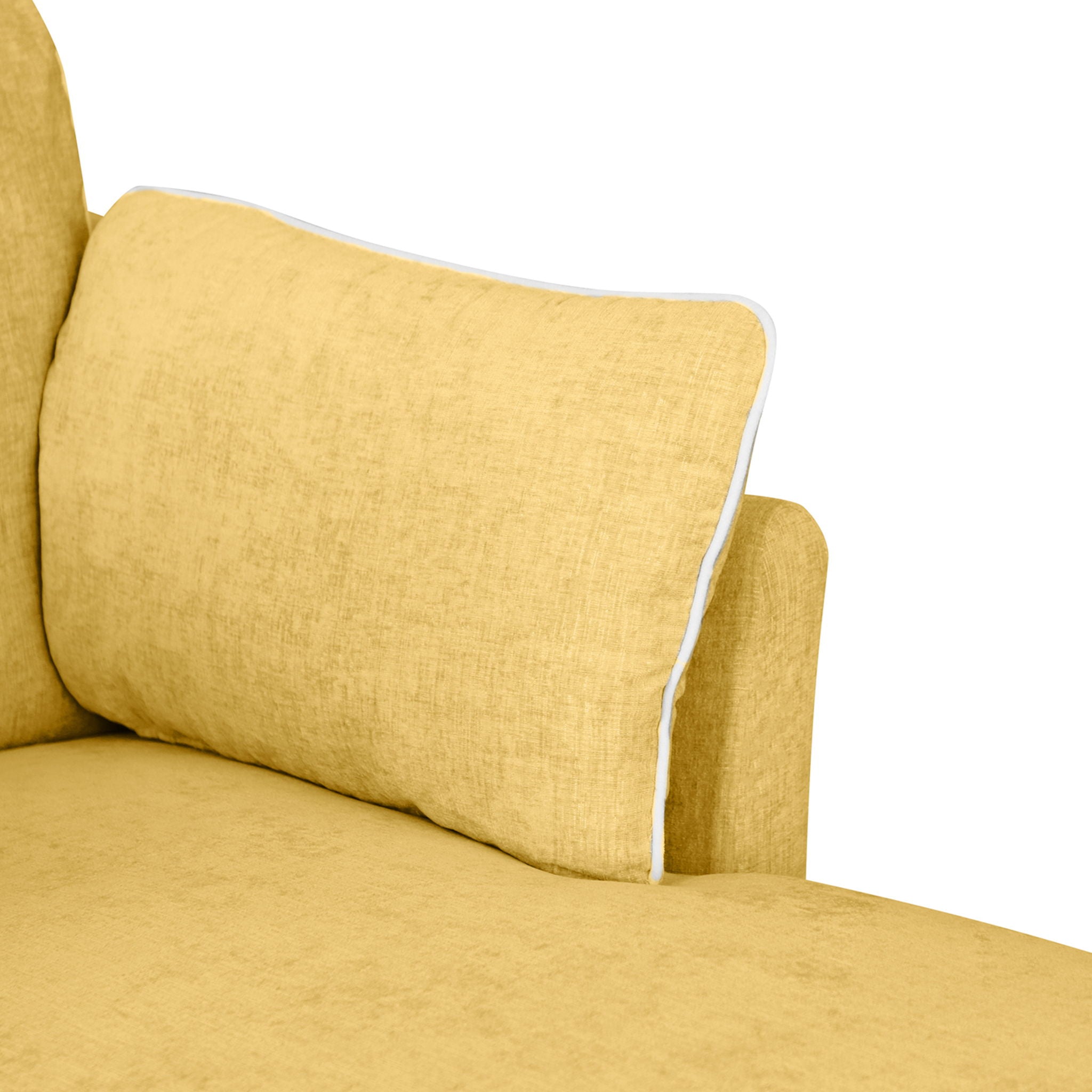 Modern Chaise Lounge Couch Sofa Bed With Pillows