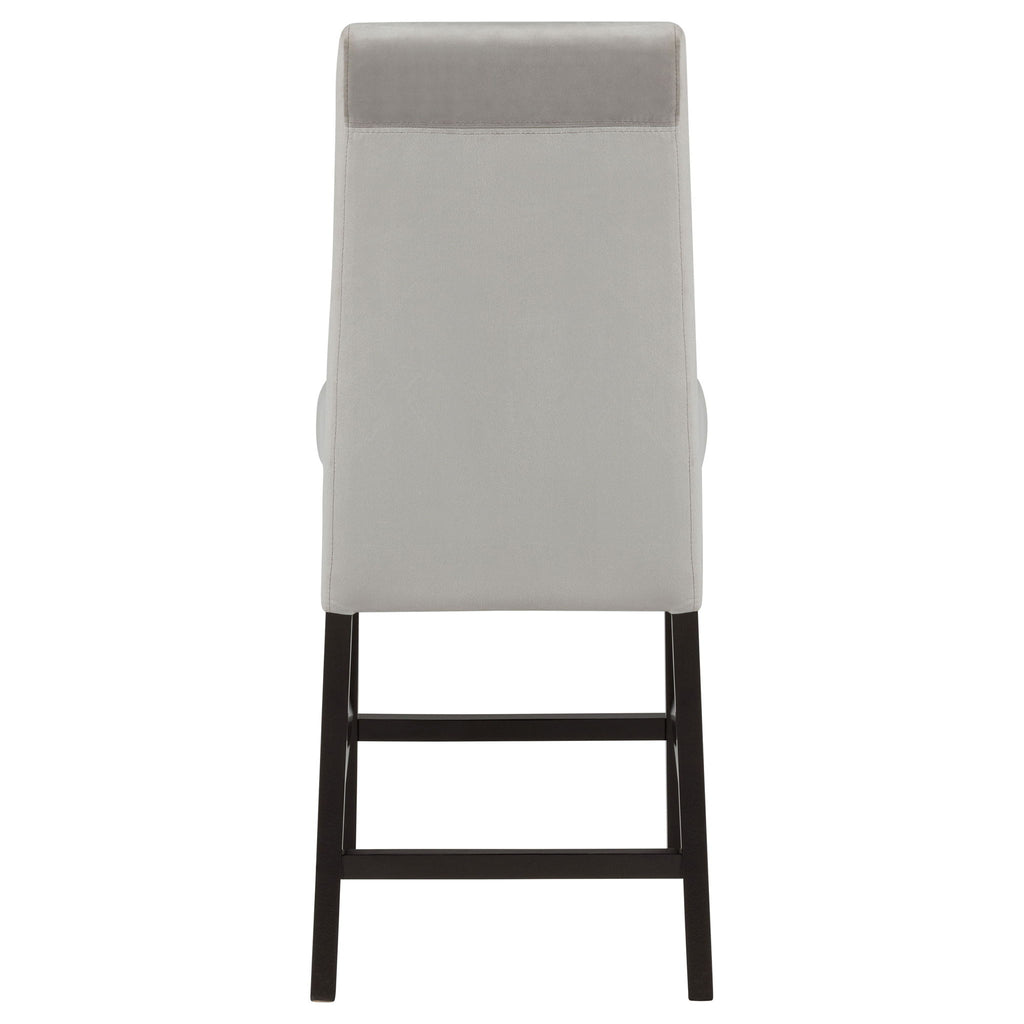 Upholstered Counter Stools (Set of 2) - Gray