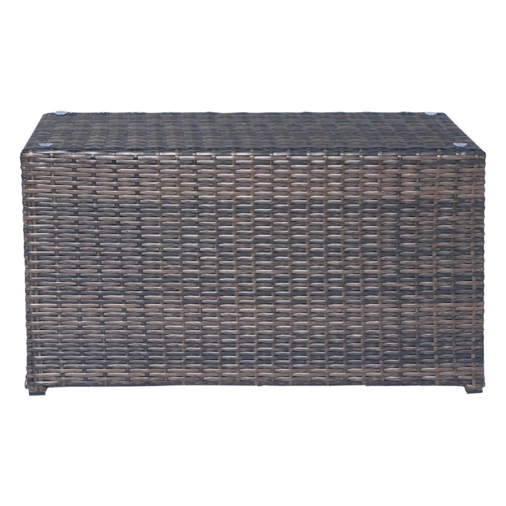 Comfortable Modern Patio Rattan Sectional Set With Cushions