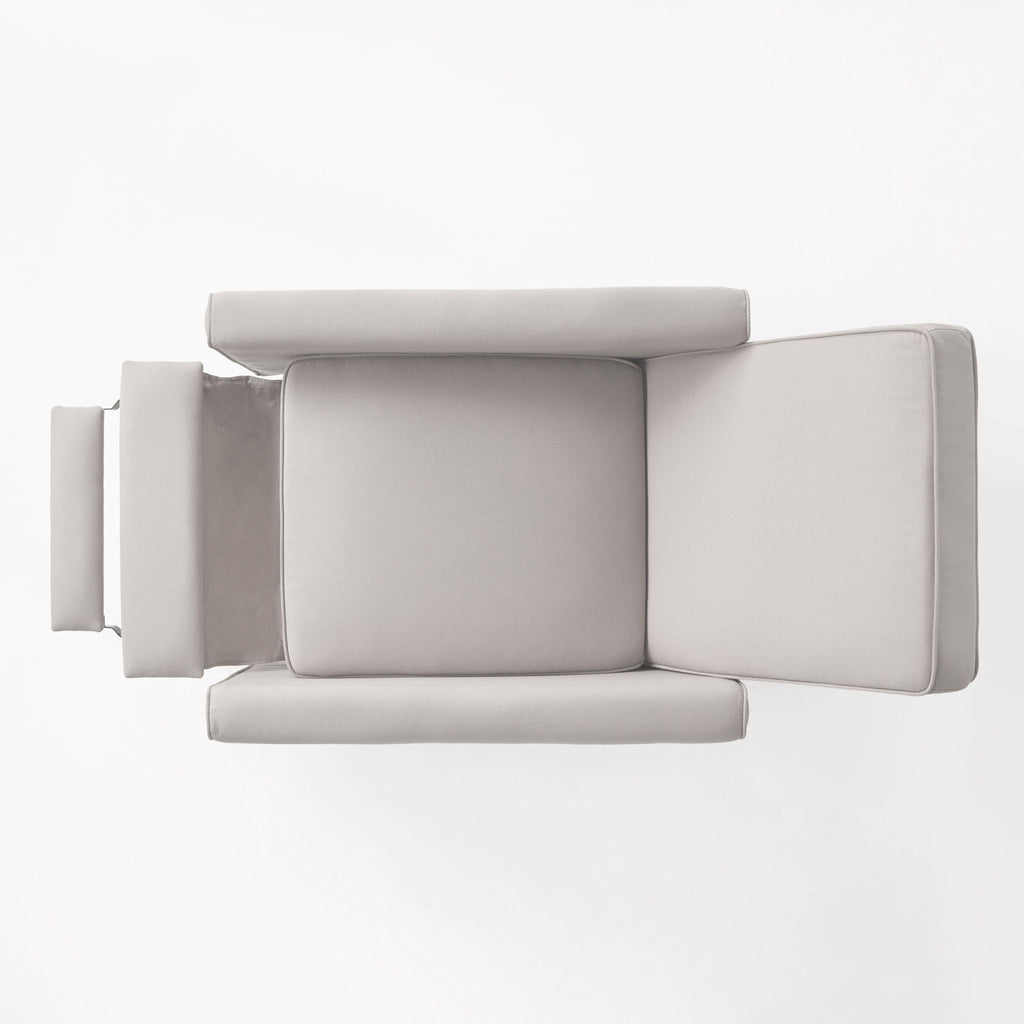 Upholstered Push Back Recliner Chair For Living Room