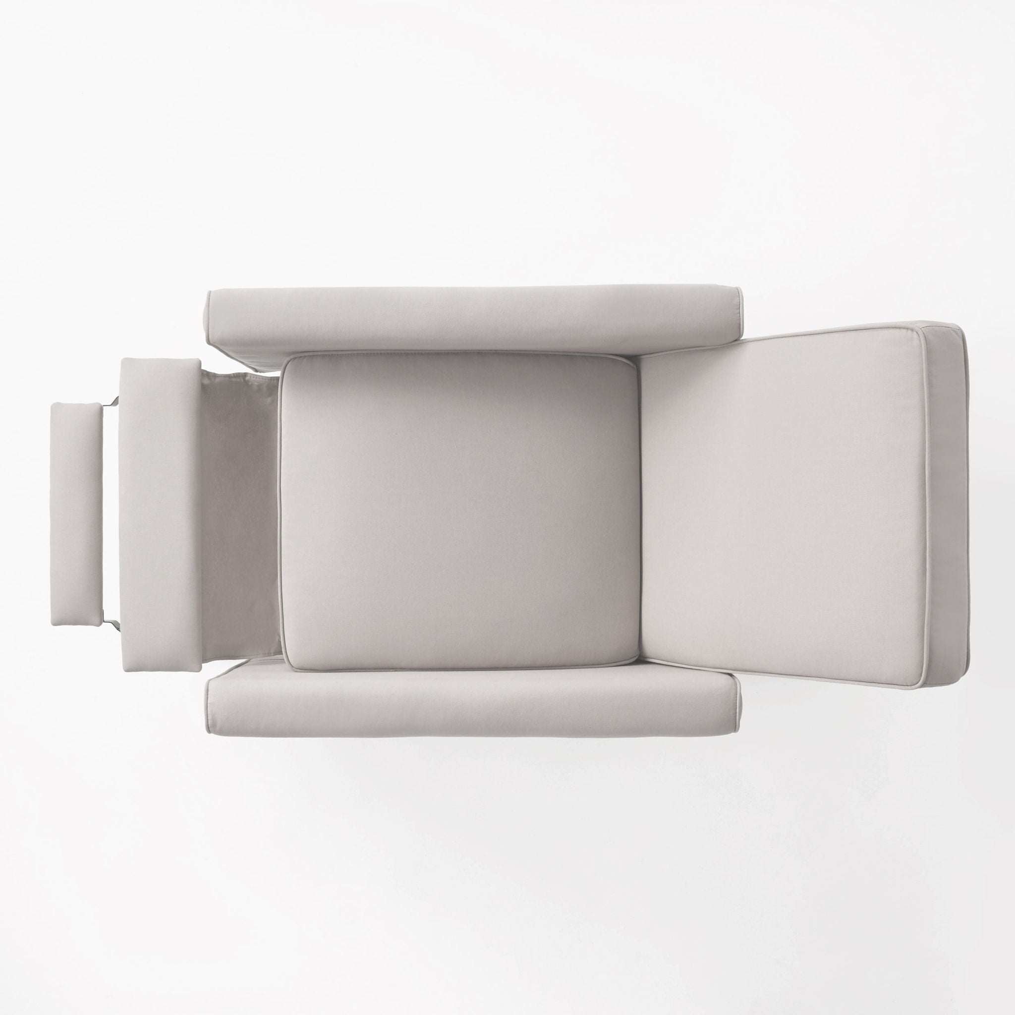 Upholstered Push Back Recliner Chair For Living Room