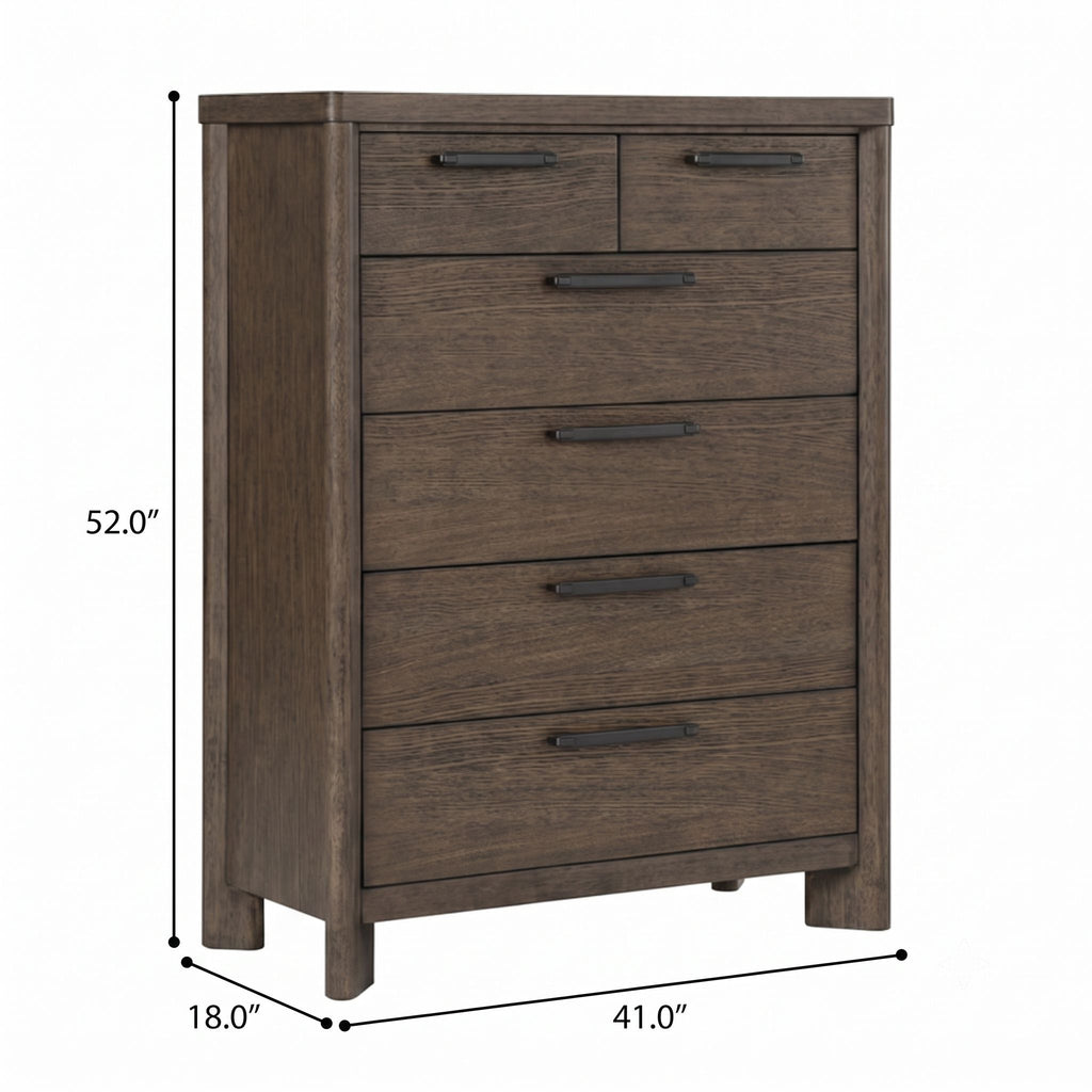 6 Drawer Chest With Top Drawers