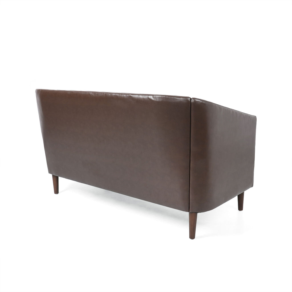 Sophisticated Loveseat With Diamond Stitched Detailing