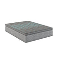 Comfort Care - 10" Hybrid Euro Top Mattress Plush Comfort - Blue / Gray - Twin Extra Long