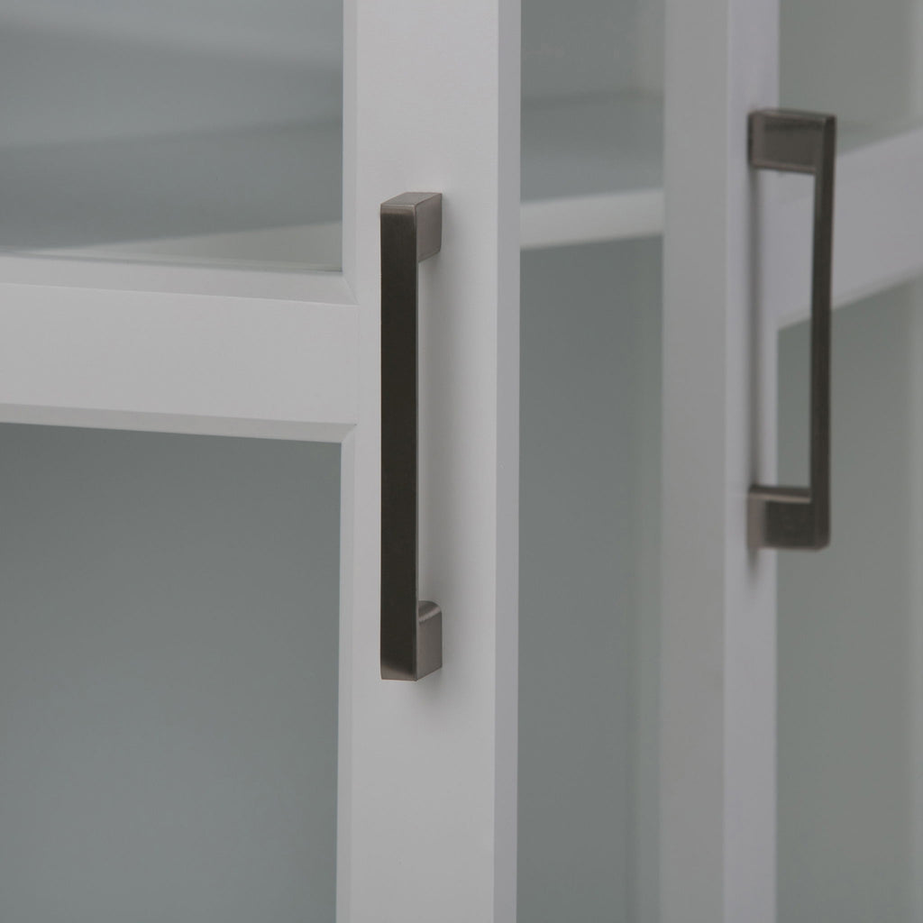 Avington - 2 Door Wall Cabinet With Cubbies - Pure White