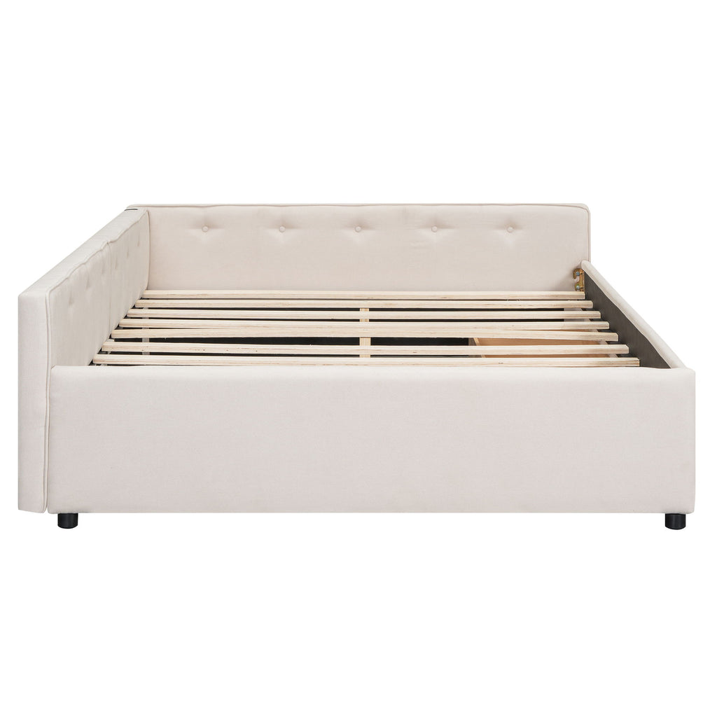 Platform Bed With USB Ports