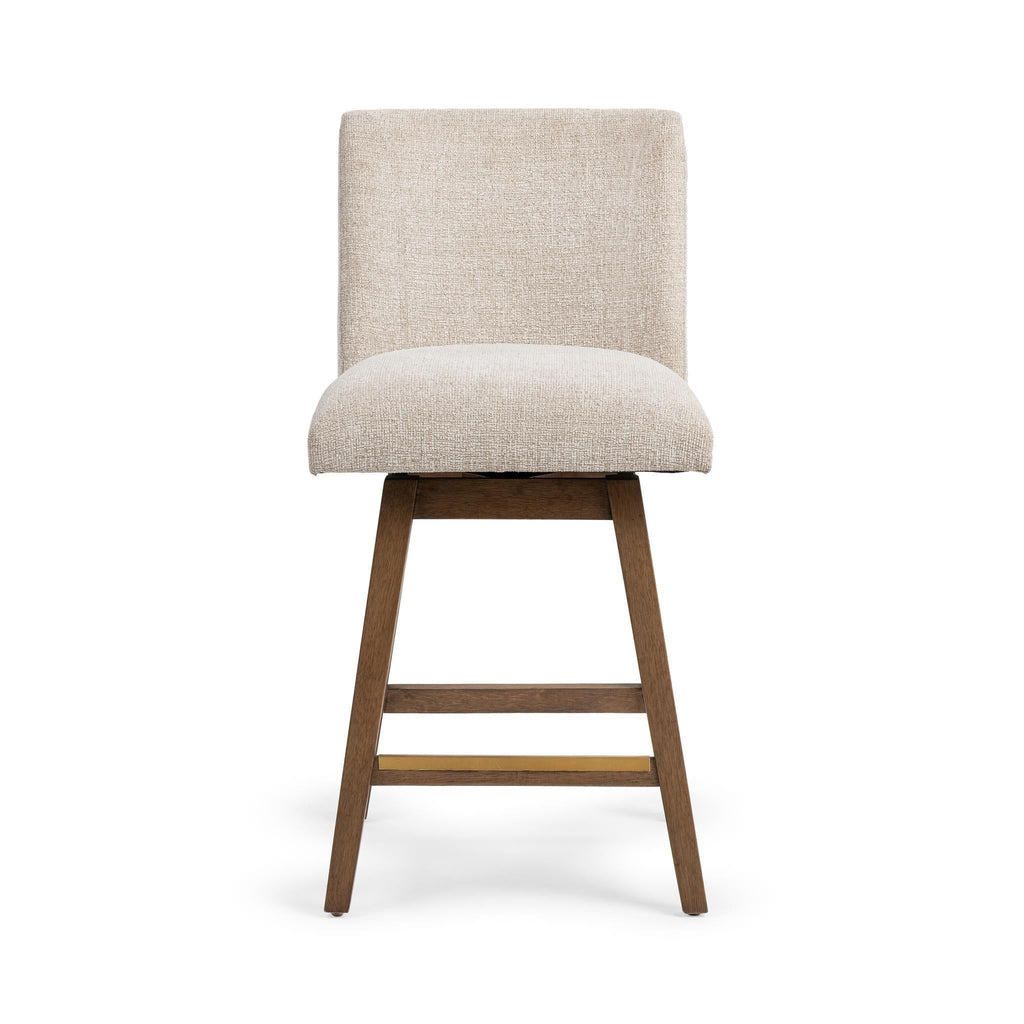 Ava - Swivel Counter Stool - Vanilla Oat
