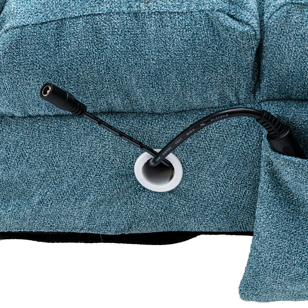 Massage Chaise Lounge Indoor With Remote Control, Ergonomic Electric Massage Lounger