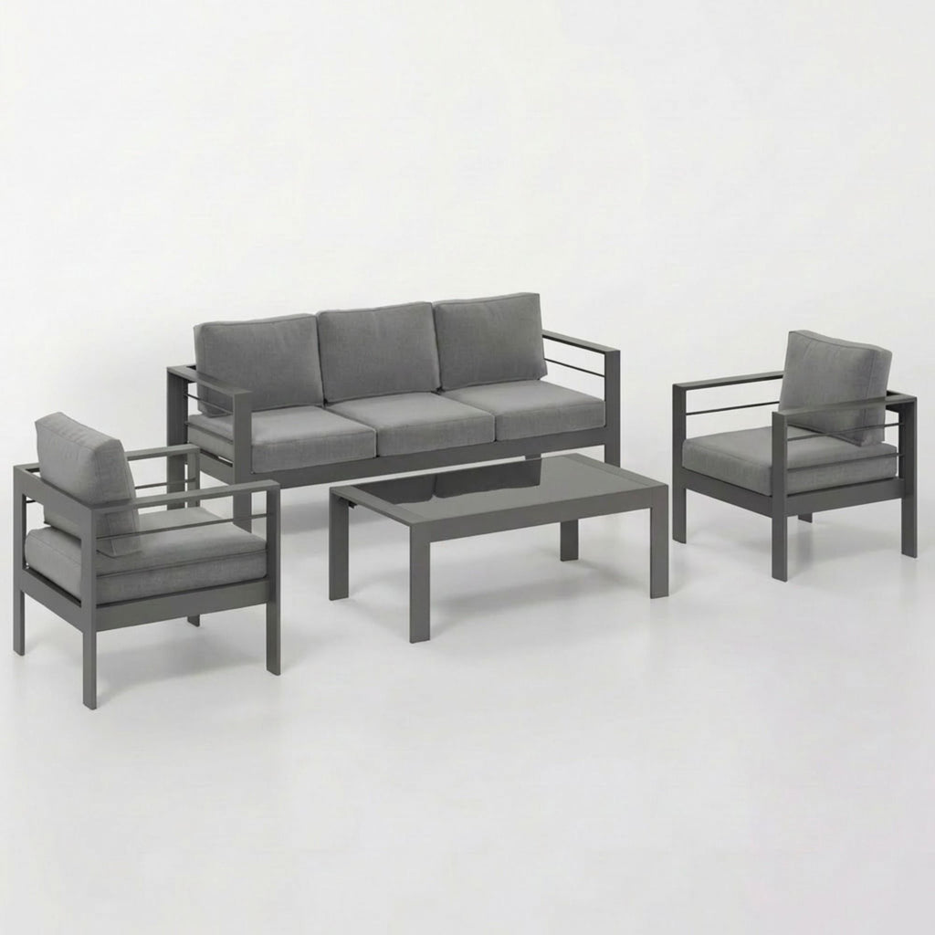Outdoor Patio Set, All-Weather & Thick Cushions