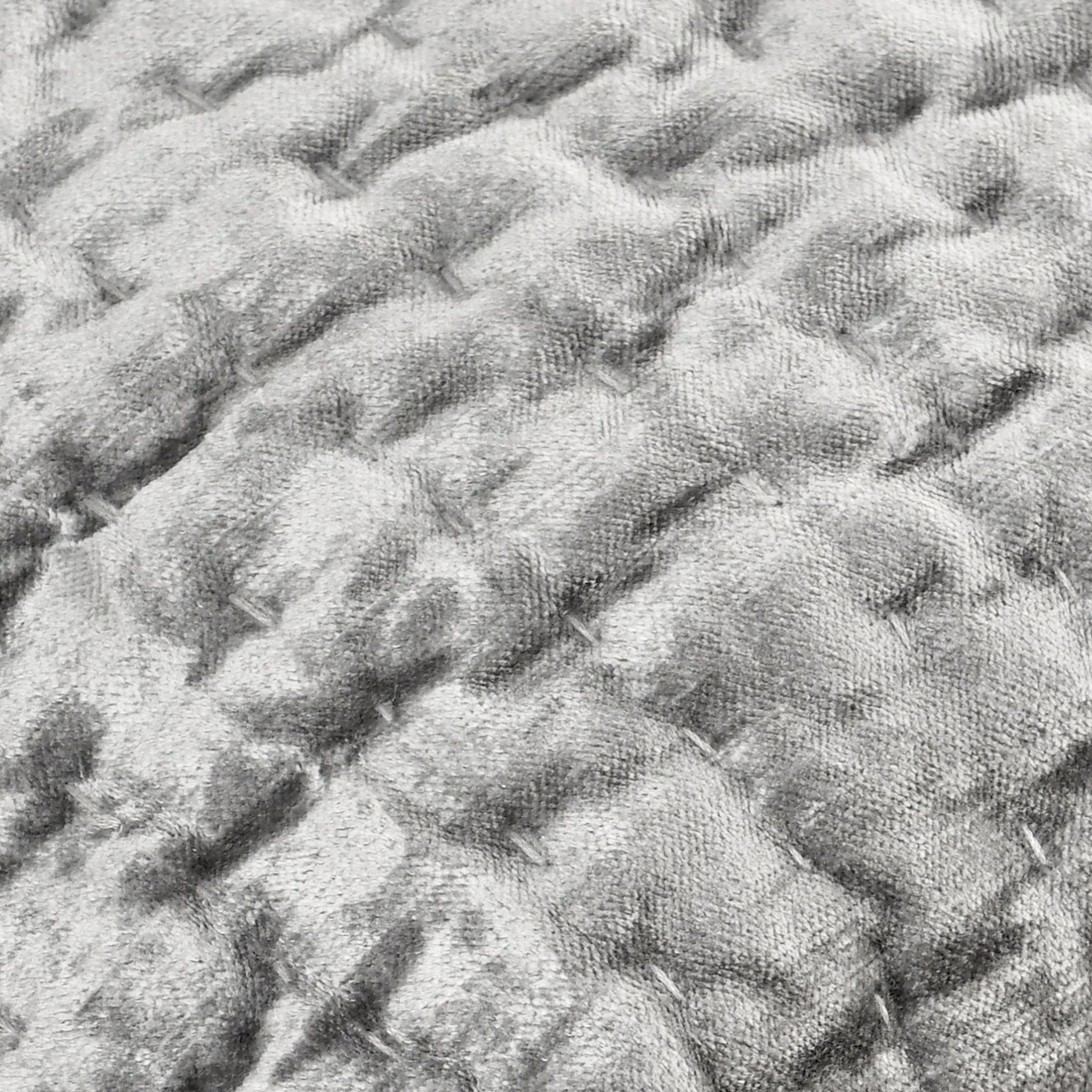 Bari - Velvet Sham - Gray
