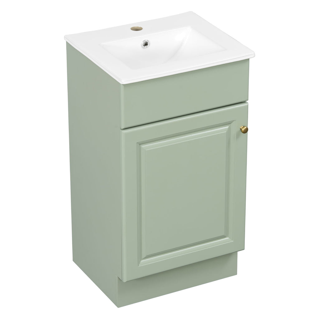 Bathroom Vanity With Sink, Cabinet With Adjustable Shelf
