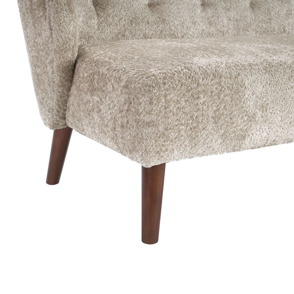 3 Seater Tufted Upholstered Couch Comfy Living Room Sofa