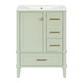 Bathroom Vanity, Modern Bathroom Cabinet With Sink Combo Set, Bathroom Storage Cabinet With A Soft Closing Door And 3 Drawers, Solid Wood Frame
