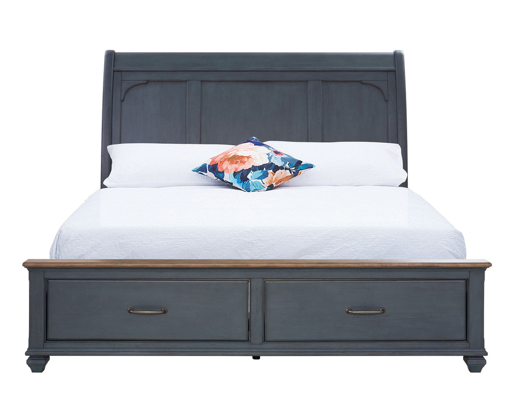 Sleigh Bed & USB Ports