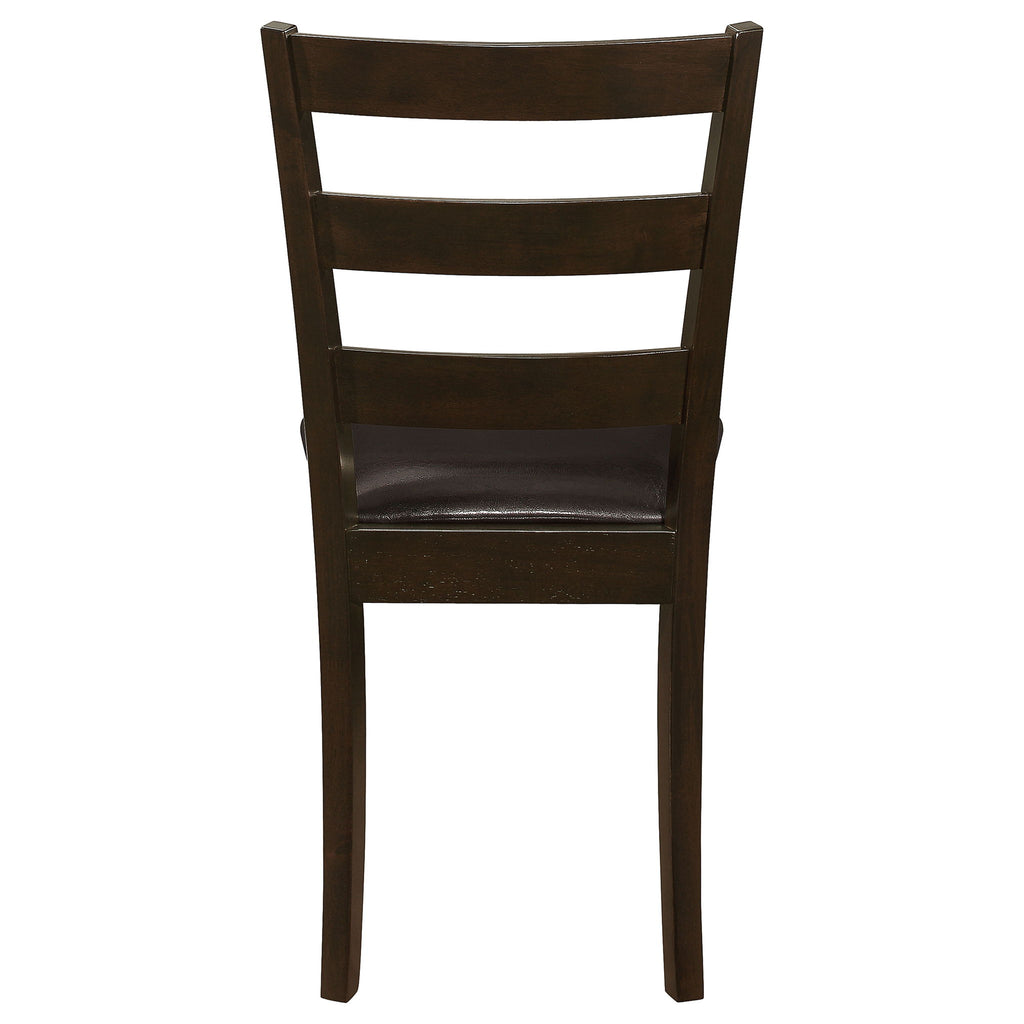 Arvin - 5 Piece Dining Set With Rectangular Table And Bench With Seats - Cappuccino
