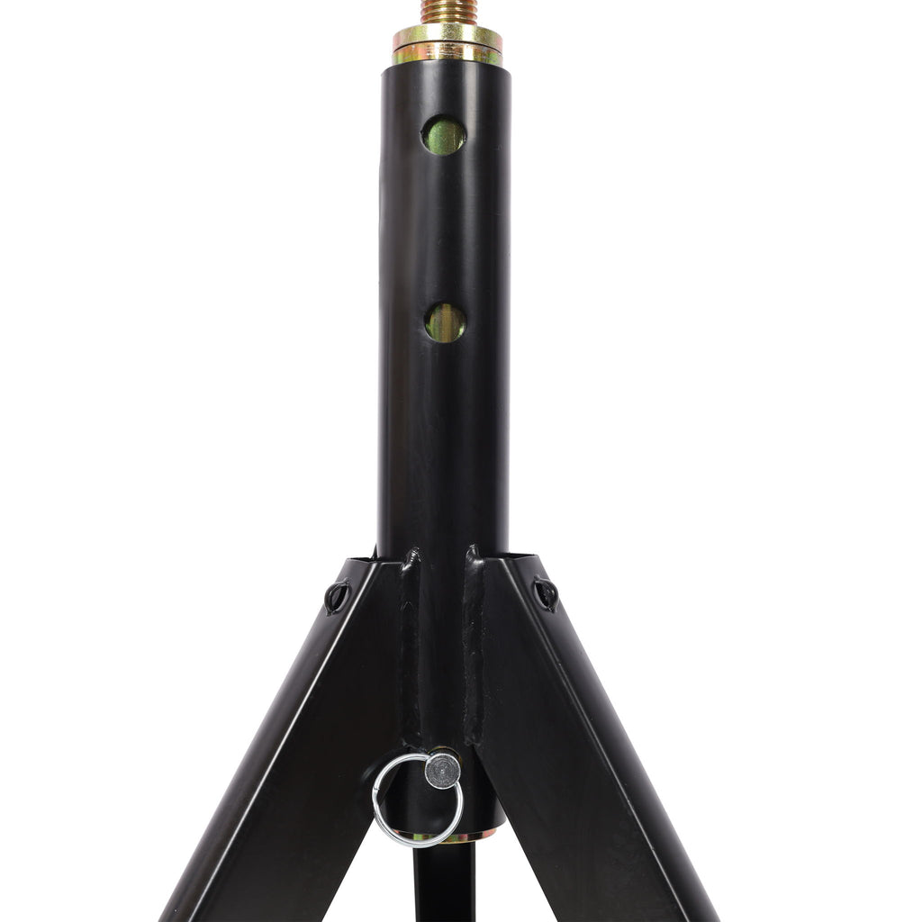 RV Adjustable Telescoping Stabilizer Jack Stand Supports Stabilizer, 16" To 30" (Set of 2) - Black