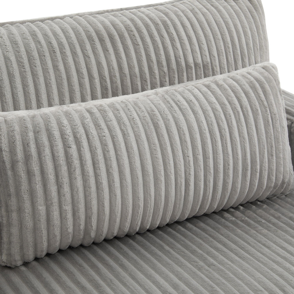 Modern Loveseat Sofa With 4 Pillows