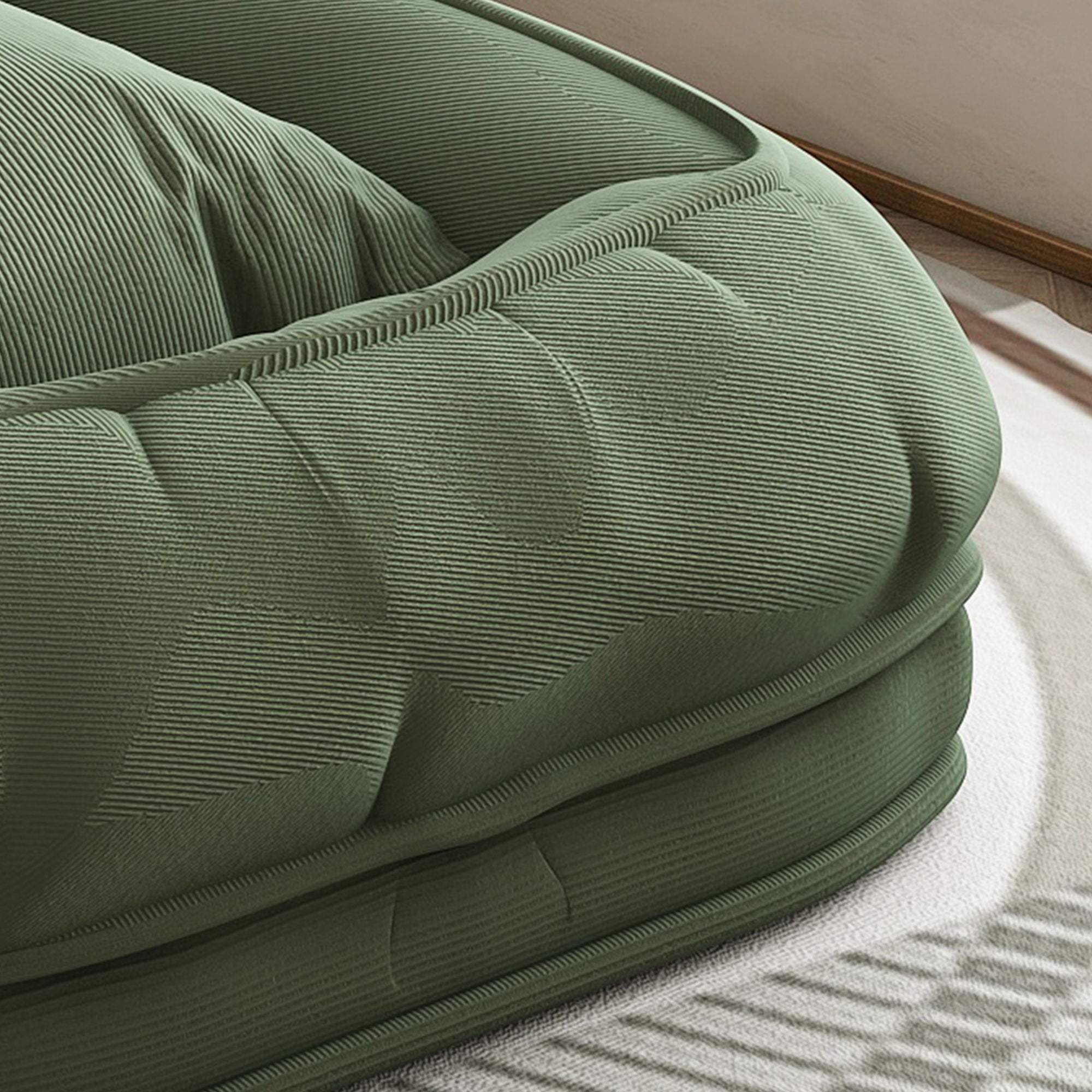 Upholstered Foldable Lazy Sofa Bed For Adults And Pets