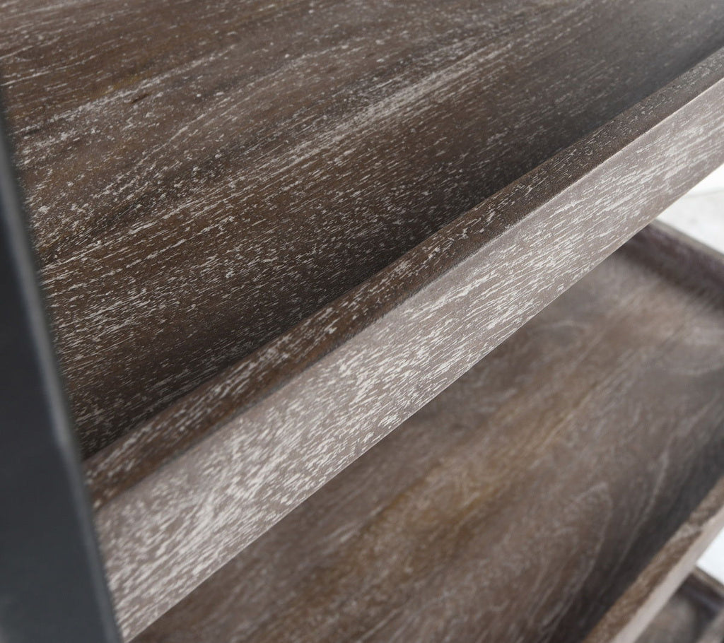 Evan - Single Bookshelf - Olive Brown