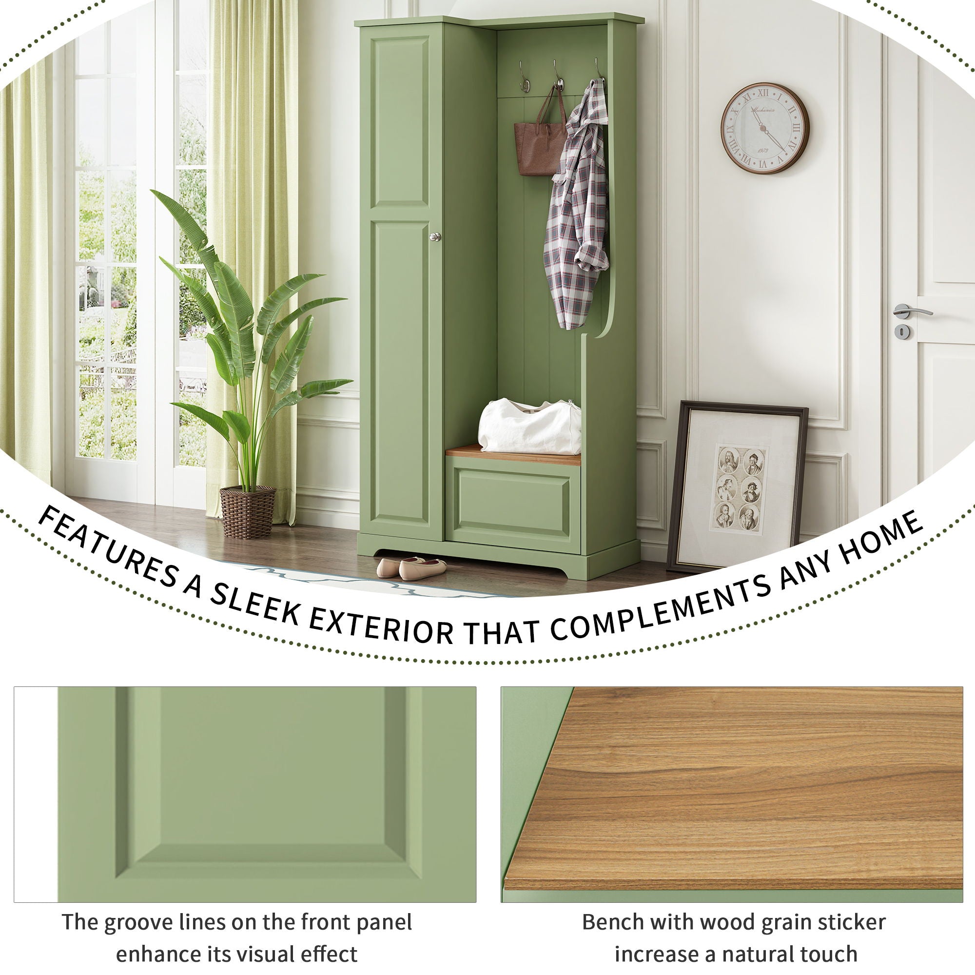 Hall Tree With Flip Up Bench