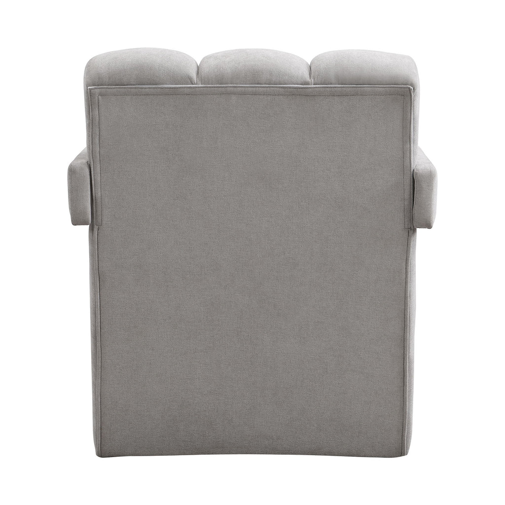 Modern Minimalist Leisure Armchair With L Shaped Armrests