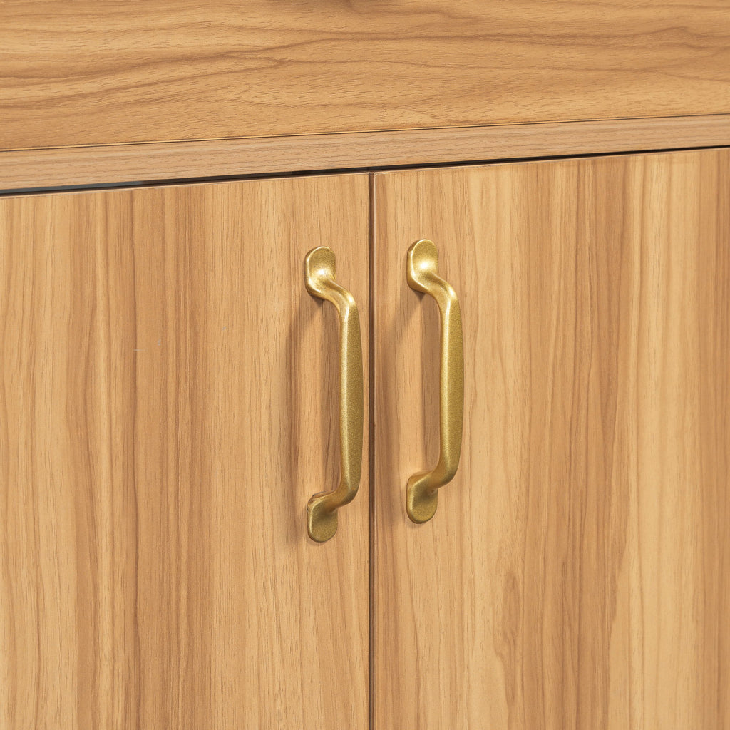 Bathroom Vanity, 2 Soft Close Doors, 3 Soft Close Drawers, Adjustable Shelf - Wood