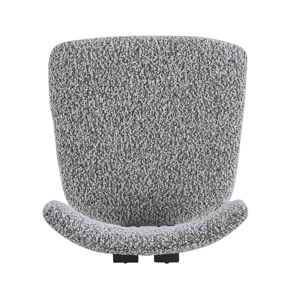 Modern Upholstered Armless Dining Chairs With Metal Legs