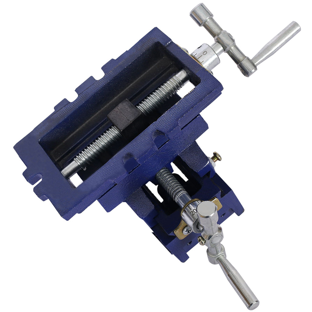 Industrial Quality Cross Slide Vise, Drill Press Metal Milling 2 Way X - Y
