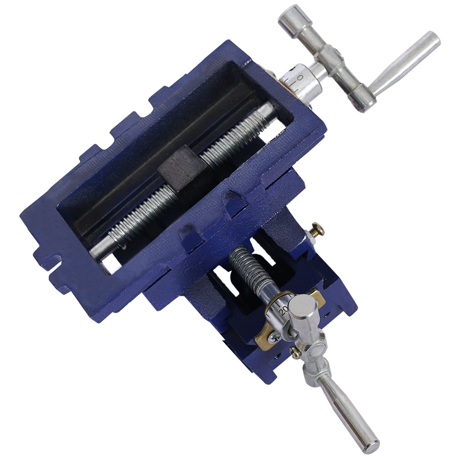 Industrial Quality Cross Slide Vise, Drill Press Metal Milling 2 Way X - Y