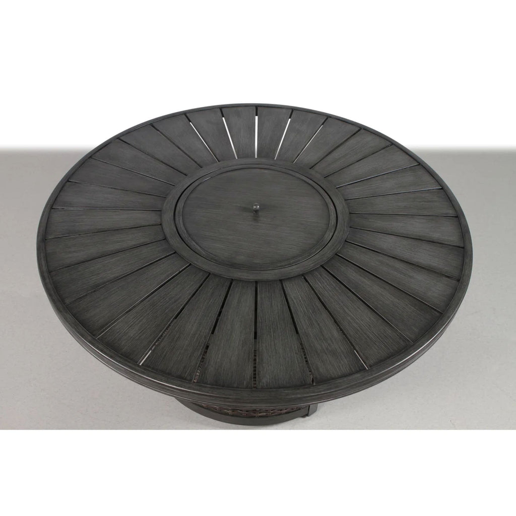 Cassara Resort - Propane Outdoor Fire Pit Table - Brown