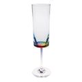 Halo - Oval Unbreakable Plastic Champagne Flutes Acrylic Wedding Glasses, 4Oz Capacity (Set of 4) - Clear