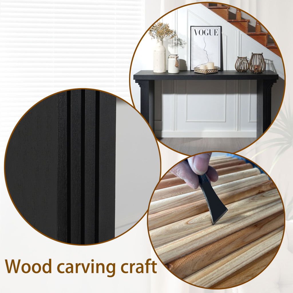 Console Table With Decorative Molding