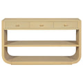 Console Table With 3 Soft Close Drawers & 2 Open Shelves