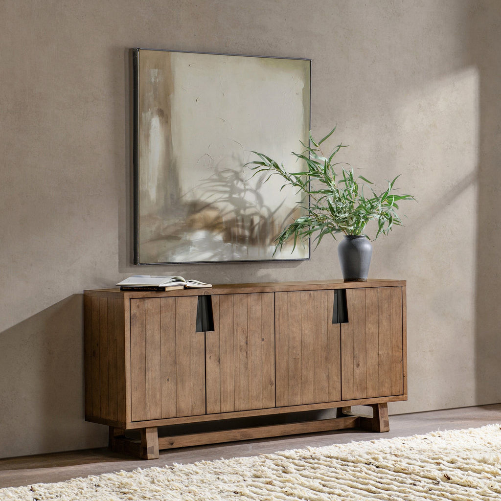 Lyra - 4 Door Buffet - Smoke Brown