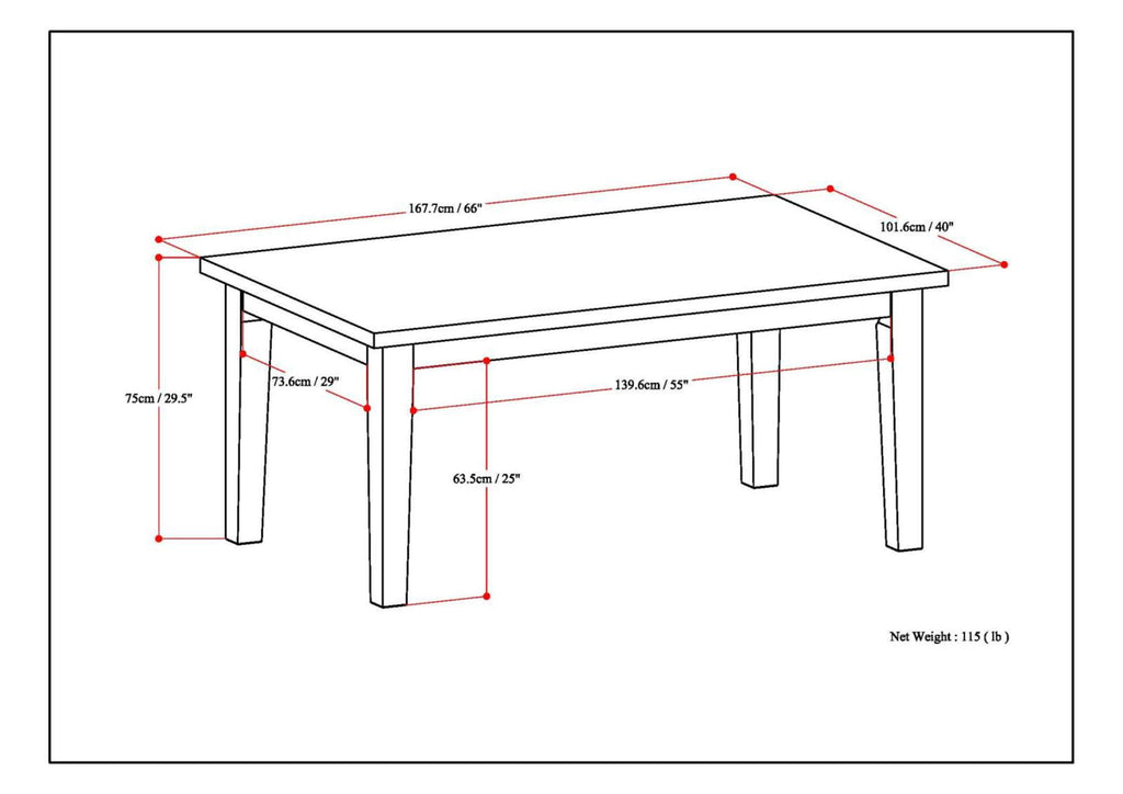 Eastwood - Handcrafted Dining Table