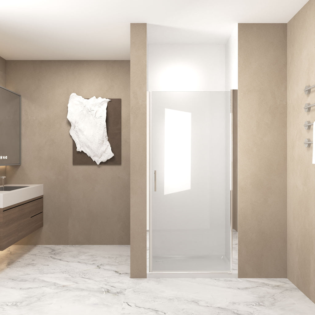Shower Door With Glass And Explosion Proof Safety Film