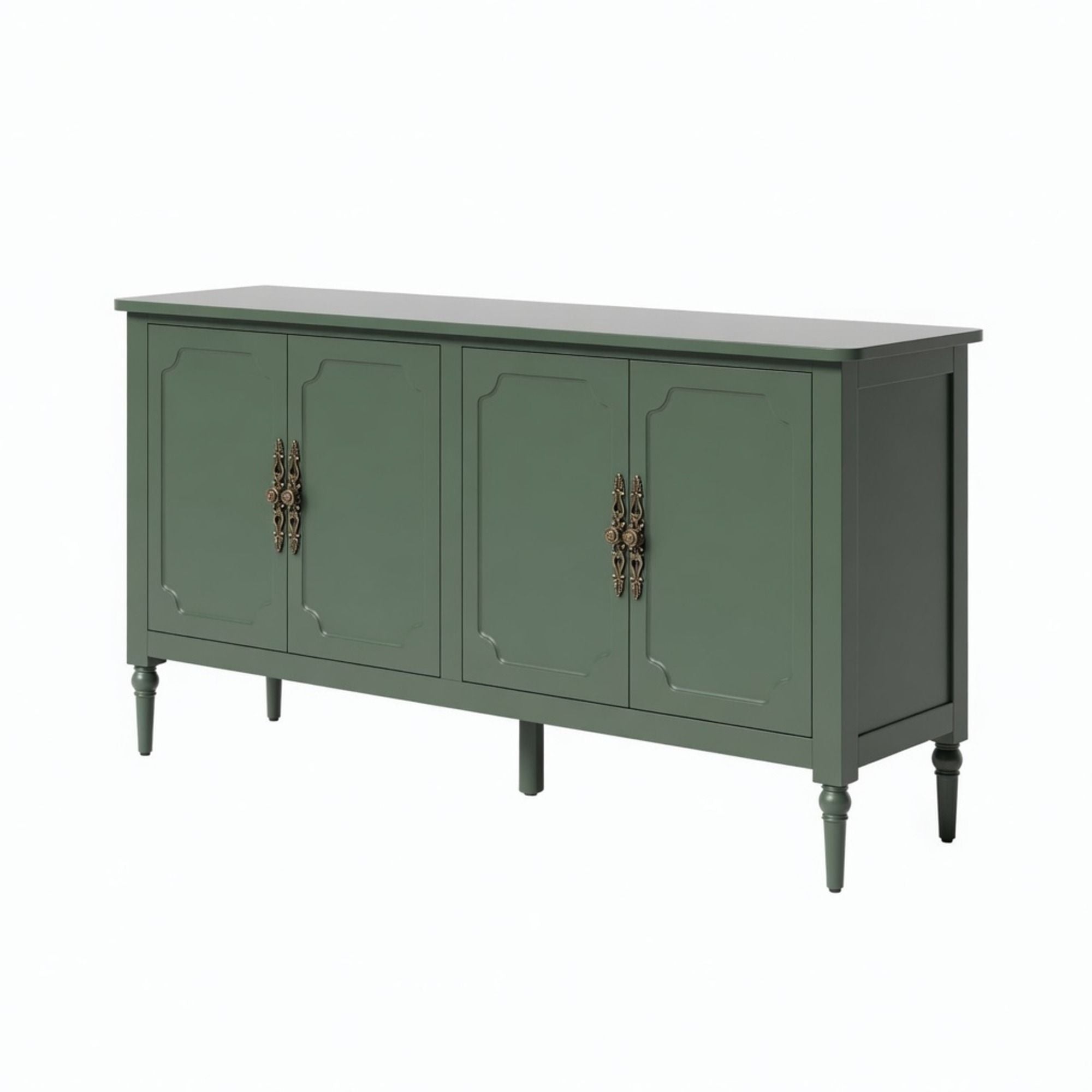 Vintage Buffet Cabinet With Adjustable Shelves
