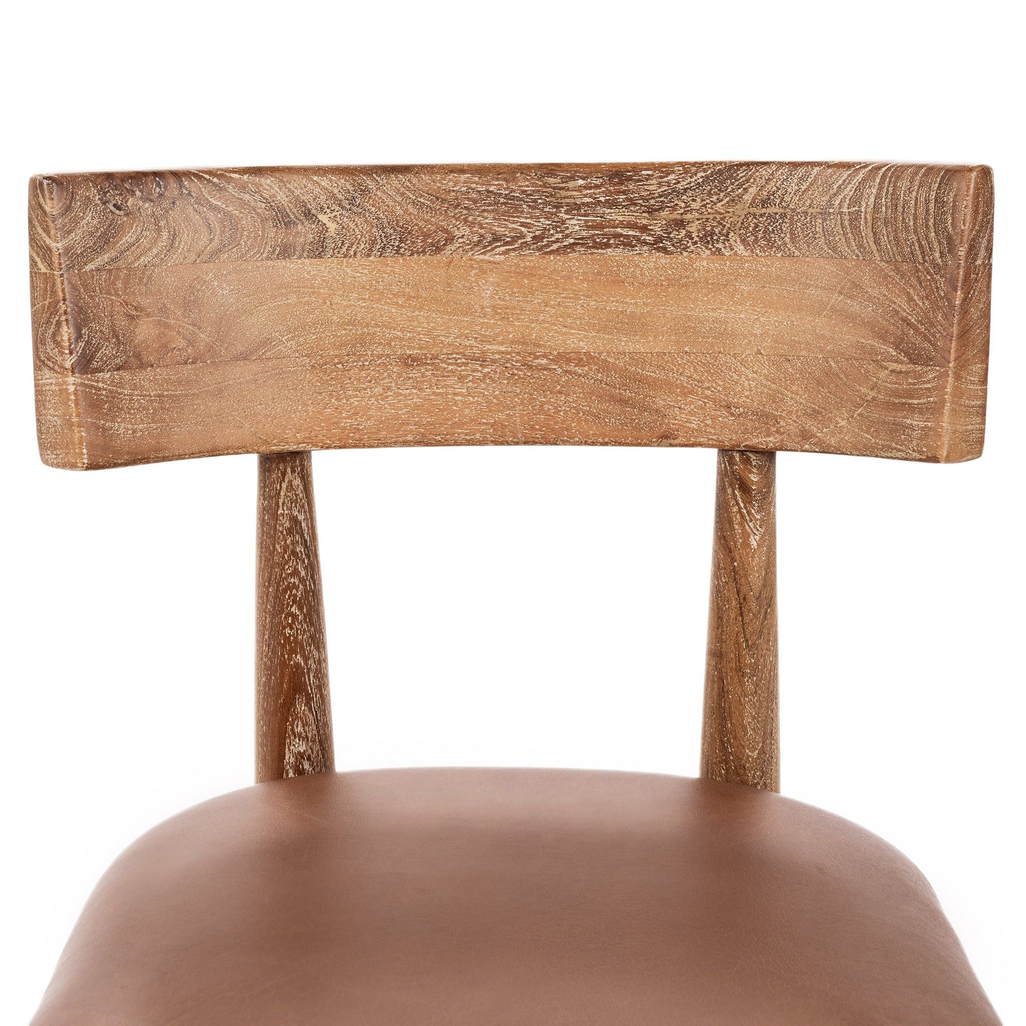 Alvaro - Leather Dining Chair (Set of 2) - Golden Wheat