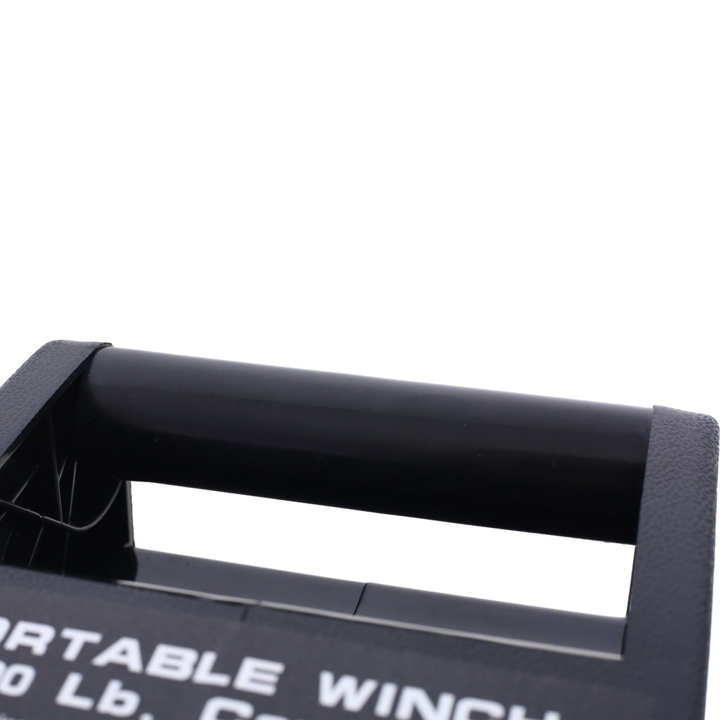 Reversible Electric Trailer Winch For Boats Up To 5000 Lbs With Galvanized Wire Rope And Casing - Black