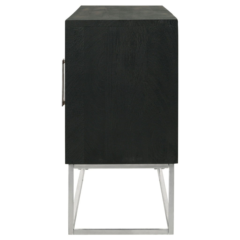 Washoe - 4 Door Accent Cabinet - Walnut