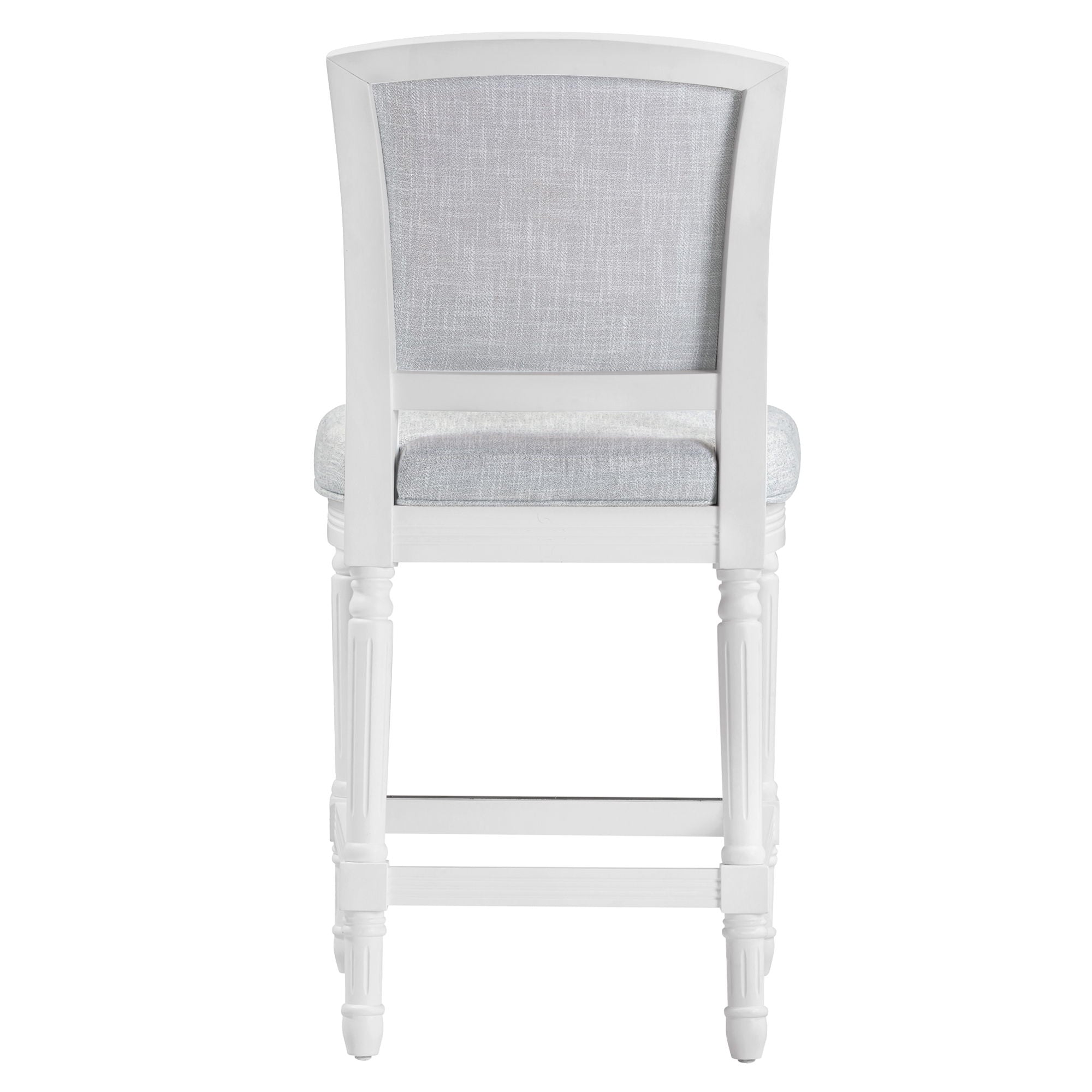 Stool With Upholstered Seat And Back