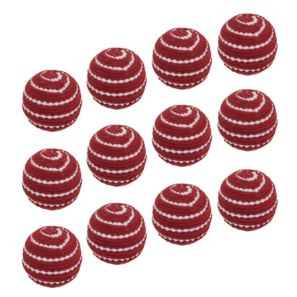 Christmas Ball Ornaments Decorative Hanging Ball Christmas Tree Ornaments For Holiday Party Decorations (Set of 12)