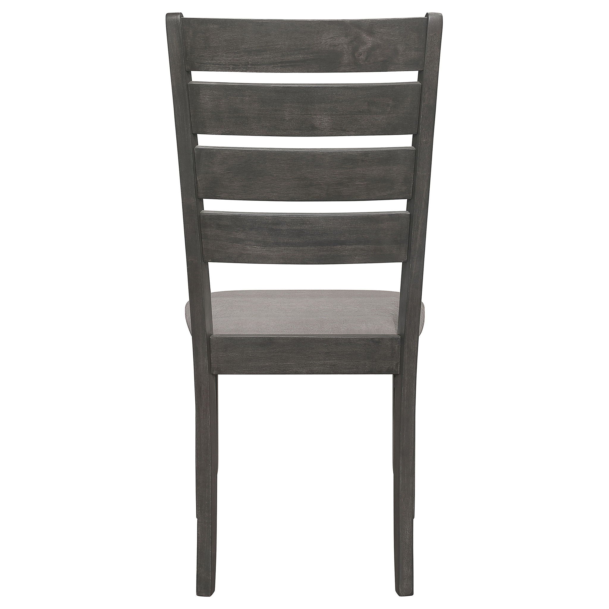 Padded Seat Side Chairs With Tapered Slats (Set of 2)