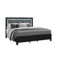 Carlos - 5 Pieces Queen Bedroom Set, Modern Design - Black
