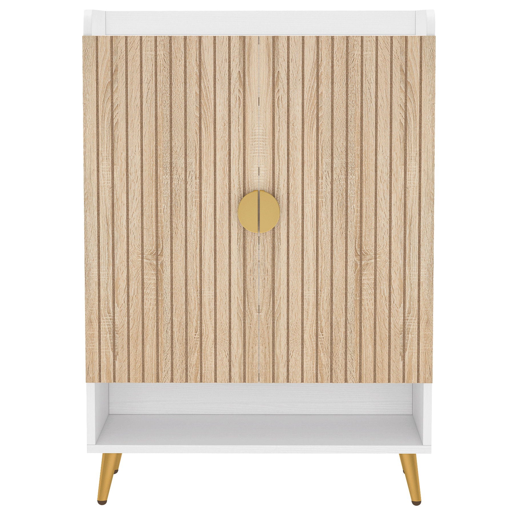 Shoe Cabinet With Doors, 7 Tier Storage Organizer