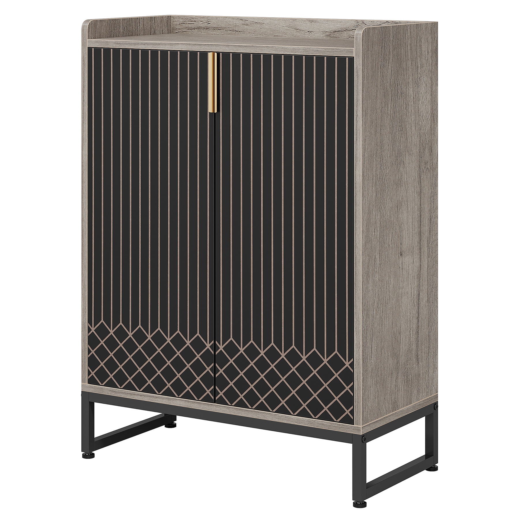 5 Tiers Shoe Storage Organizer With Doors